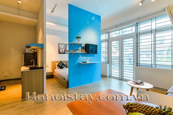 Very Nice Apartment Rental with Beautiful Balcony near Hang Dau Tower, Hoan Kiem 1