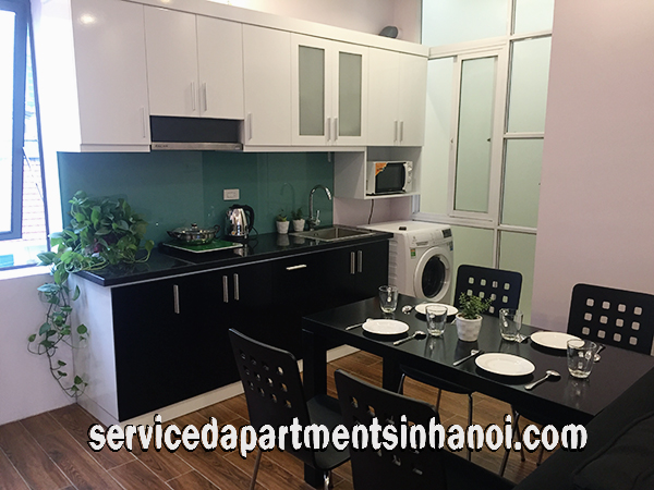 Very Nice Brand New Two Bedroom Apartment for Rent in Van Cao Street, Ba Dinh 2