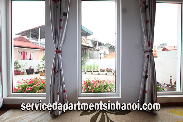Very Nice One Bedroom Apartment Rental in Center of Ba Dinh, Very Nice Terrace 3