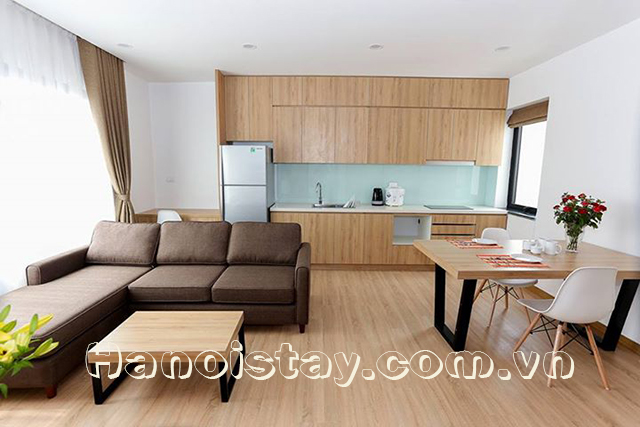 Very Nice Serviced Apartment Rental in Hoang Quoc Viet street, Hanoi 7