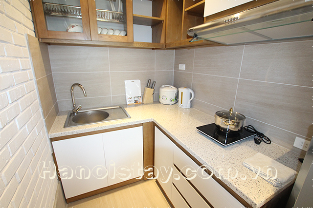 Very Nice Serviced Apartment Rental in Lieu Giai street, Ba Dinh 7
