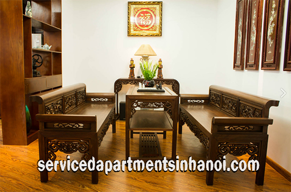 Very Nice Two Bedroom Apartment For rent in Ba Dinh, Hanoi, Budget Price 1