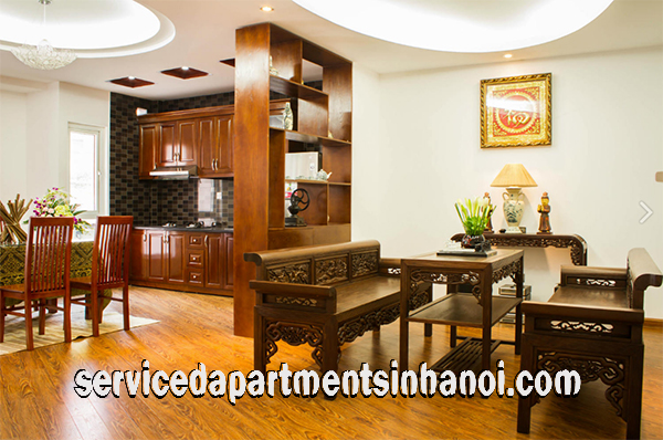 Very Nice Two Bedroom Apartment For rent in Ba Dinh, Hanoi, Budget Price 2