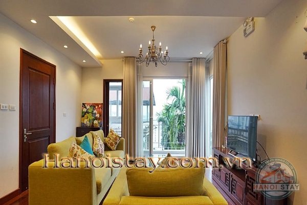 Very Nice View with Balcony Two Bedroom Apartment Rental in Au Co street, Tay Ho 2