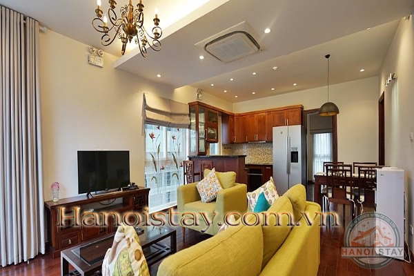Very Nice View with Balcony Two Bedroom Apartment Rental in Au Co street, Tay Ho 9