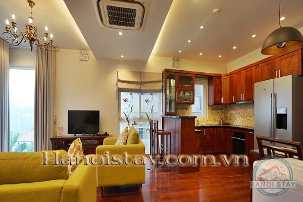 Very Nice View with Balcony Two Bedroom Apartment Rental in Au Co street, Tay Ho 15