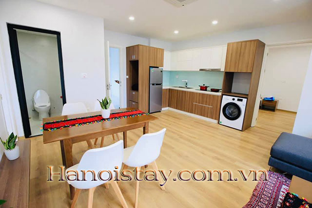 Very Tranquil Two bedroom Apartment for Rent in Doi Can street, Ba Dinh 13