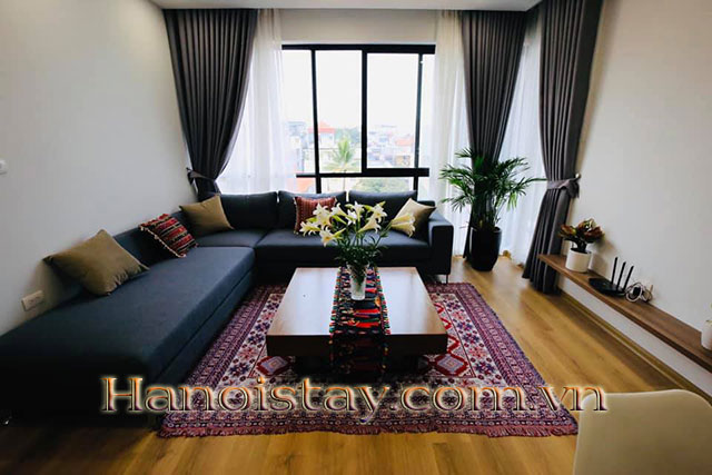 Very Tranquil Two bedroom Apartment for Rent in Doi Can street, Ba Dinh 4