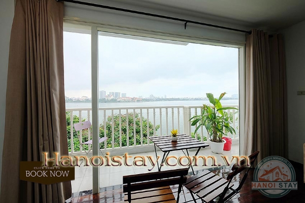 West Lake View & Big Balcony 02 bedroom Apartment Rental in Nhat Chieu street, Tay Ho 4