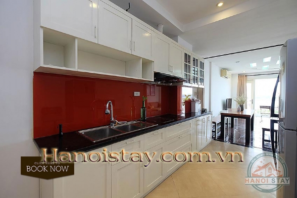 West Lake View & Big Balcony 02 bedroom Apartment Rental in Nhat Chieu street, Tay Ho 7