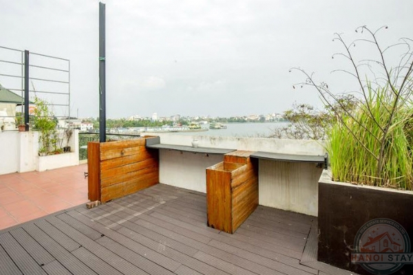 *WEST LAKE VIEW, BIG BALCONY Apartment for rent in Nhat Chieu, Tay Ho* 2