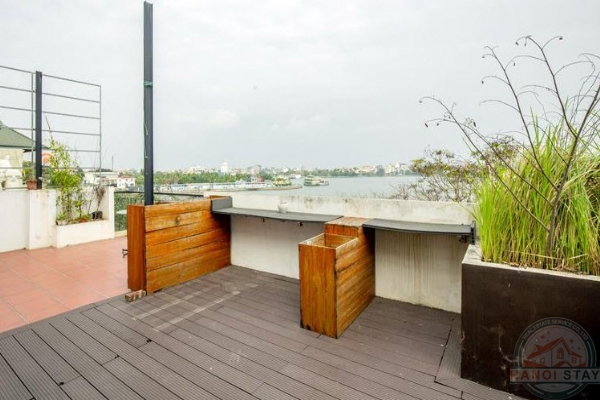 *WEST LAKE VIEW, BIG BALCONY Apartment for rent in Nhat Chieu, Tay Ho* 11