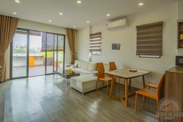 *WEST LAKE VIEW, BIG BALCONY Apartment for rent in Nhat Chieu, Tay Ho* 12
