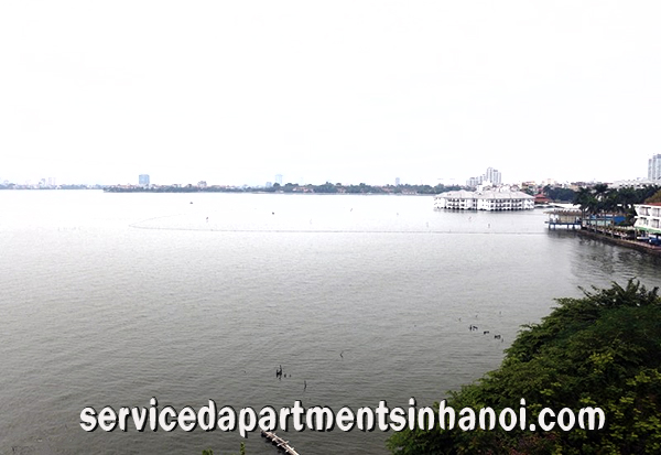 West lake view one bedroom serviced apartment on Yen Phu 1