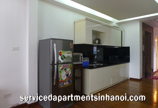 West lake view one bedroom serviced apartment on Yen Phu 4