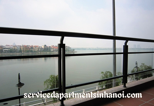 West Lake view particular rental serviced apartment in Xuan Dieu, Tay Ho 2