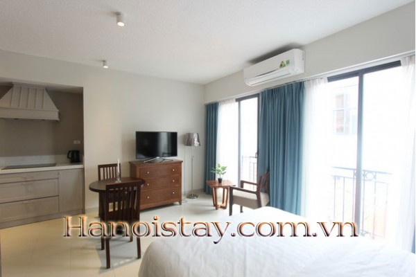 West lake view studio in Xuan Dieu str, Tay Ho, Open floor Plan 8