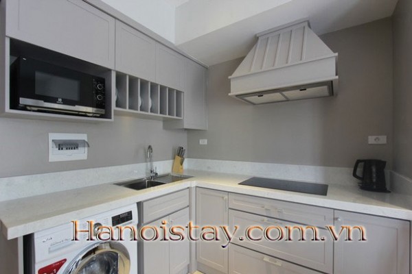 West lake view studio in Xuan Dieu str, Tay Ho, Open floor Plan 9