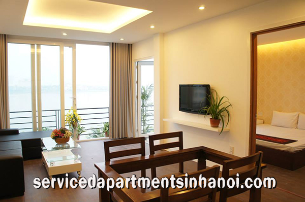 West lake view two bedroom apartment in Nhat Chieu street, Tay Ho 7