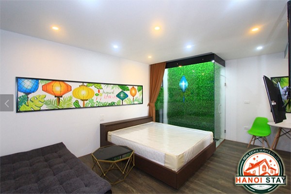 Western Artistic Property Rental in Lac Long Quan street, Cau Giay, Lovely Terrace 5