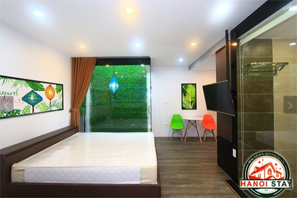Western Artistic Property Rental in Lac Long Quan street, Cau Giay, Lovely Terrace 7