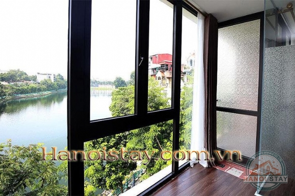 *Wow! Beautiful Lakefront Apartment Rental in Yen Phu Village Area, Tay Ho* 1