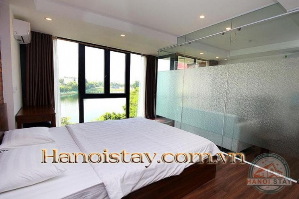 *Wow! Beautiful Lakefront Apartment Rental in Yen Phu Village Area, Tay Ho* 4