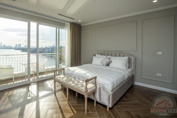 Wow! Breathtaking Lake View 4 BR Apartment for rent in Xuan Dieu Area, Tay Ho 4