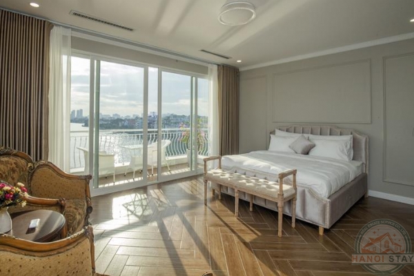 Wow! Breathtaking Lake View 4 BR Apartment for rent in Xuan Dieu Area, Tay Ho 5
