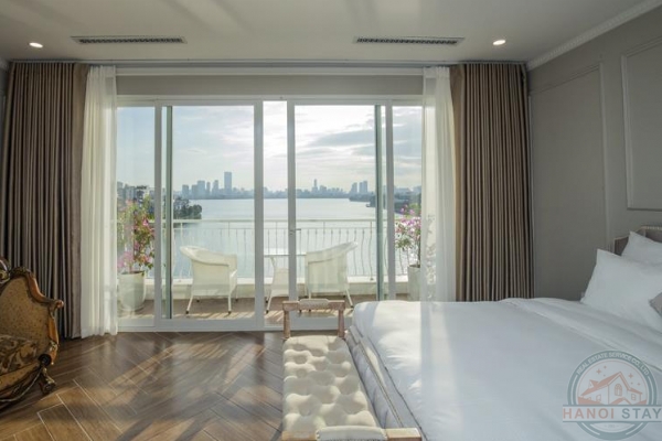 Wow! Breathtaking Lake View 4 BR Apartment for rent in Xuan Dieu Area, Tay Ho 11