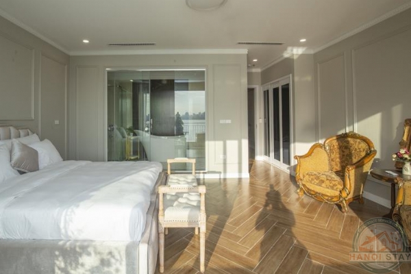 Wow! Breathtaking Lake View 4 BR Apartment for rent in Xuan Dieu Area, Tay Ho 12
