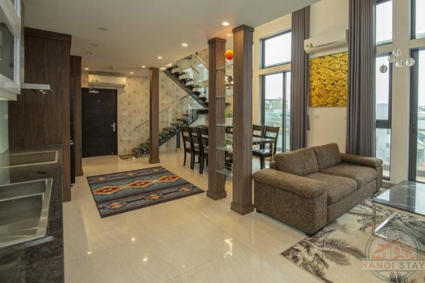 Wow! Remarkable Duplex Apartment for rent in Tay Ho: 2 Big Bed, Spacious & Bright sunlight 2