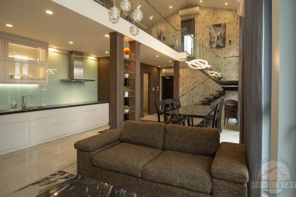 Wow! Remarkable Duplex Apartment for rent in Tay Ho: 2 Big Bed, Spacious & Bright sunlight 5