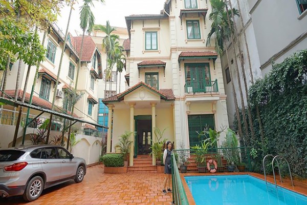 ❤To Ngoc Van Villa For Rent, Center of Tay Ho ★ ★ ★ 5 Bedroom with Swimming Pool & Garden❤ 1